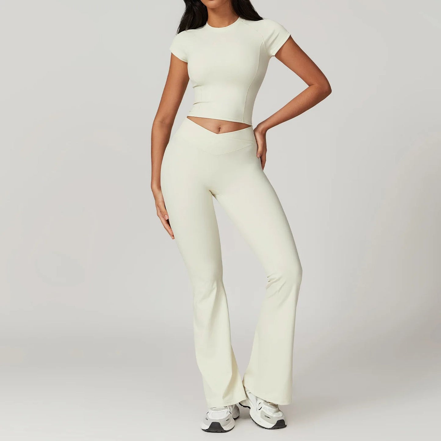 2 Pieces Yoga Set Gym Clothes Sportswear Yoga Suits For Women Fitness - GymFashions.ca