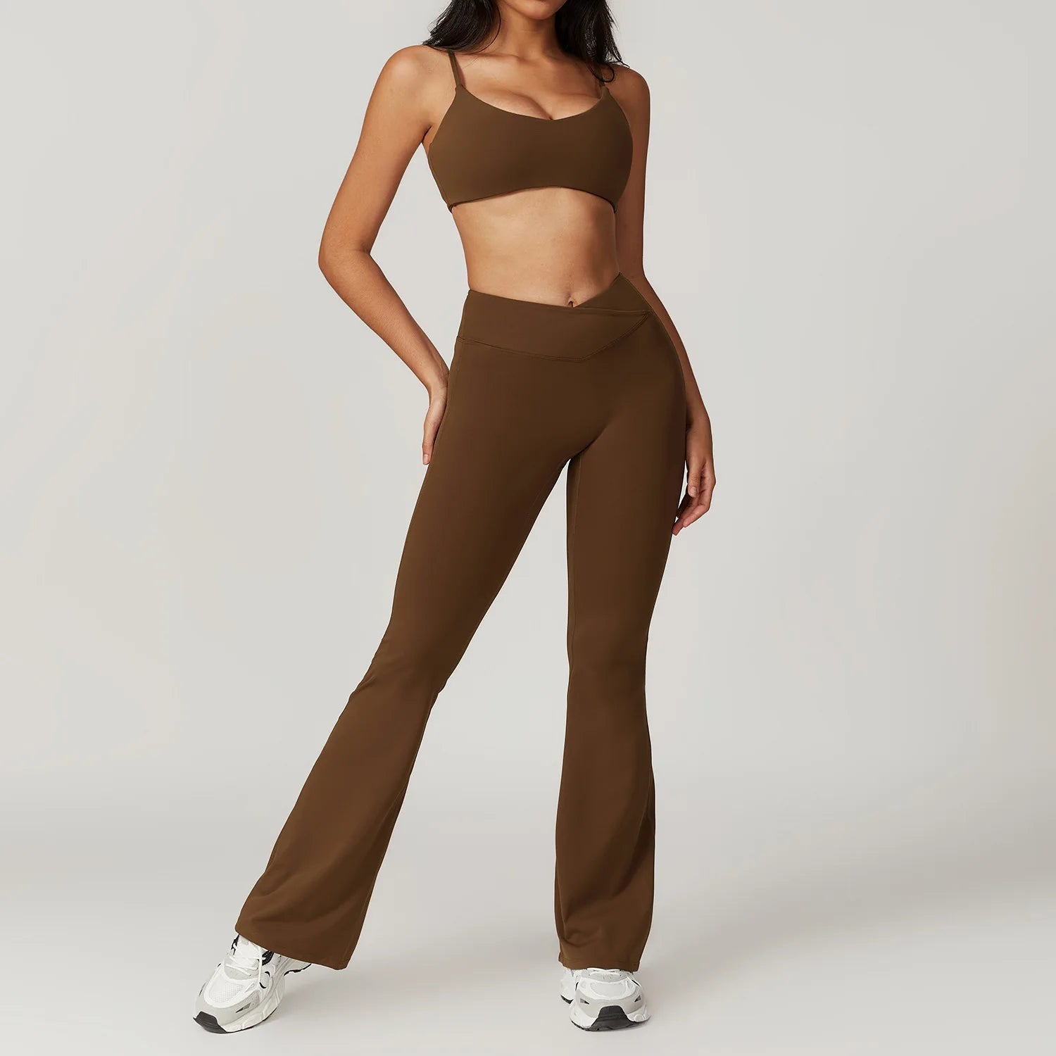 2 Pieces Yoga Set Gym Clothes Sportswear Yoga Suits For Women Fitness - GymFashions.ca