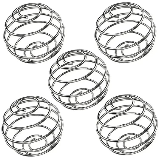 2/5/10PCS Stainless Steel Shaker Balls Whisk Protein Mixing Mixer Ball - GymFashions.ca