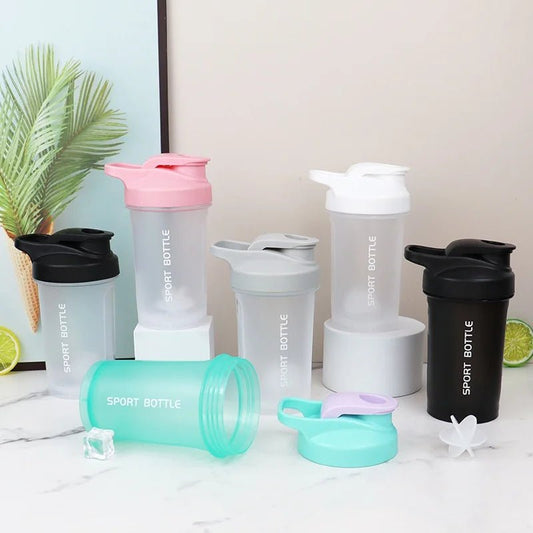 Portable 300ml Protein Powder Shaker Bottle Leak Proof Water Bottle - GymFashions.ca